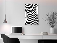 Tablou - Zebra Woman (1 Part) Vertical 60x90 cm - 2