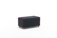 Taburet bancuta Mabel Antracit 80x40x40 cm - 5