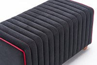 Taburet bancuta Mabel Antracit 80x40x40 cm - 6