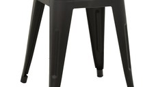 Taburet de grădină Utopia Negru 30x30x45 cm