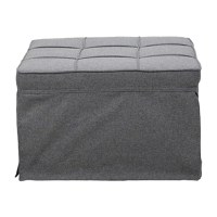 Taburet Grejio, Pako World, Gri, 70x70x45 cm - 1