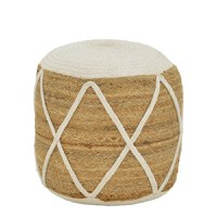 Taburet Maroc Boho Pako World Natural 40x40x45 cm - 1