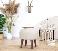 Taburet Masuma Bej 44x30 cm - 3