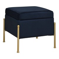 Taburet Panton Bleumarin 40x40x36.5 cm - 1