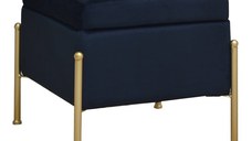 Taburet Panton Bleumarin 40x40x36.5 cm