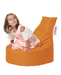 Taburet puf beanbag de gradina Baton Portocaliu - 1