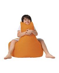 Taburet puf beanbag de gradina Baton Portocaliu - 3