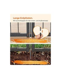 Tarc pentru animale de companie, Feandrea, PPK88G, Gri - 5