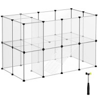 Tarc pentru animale de companie, Songmics, Alb, 143x73x91 cm - 2