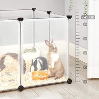 Tarc pentru animale de companie, Songmics, Alb, 143x73x91 cm - 5