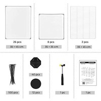 Tarc pentru animale de companie, Songmics, Alb, 143x73x91 cm - 7