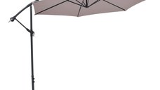 Umbrelă cu suport de grădină Jiopel Bej 3x3x3 cm
