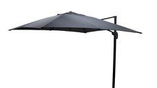 Umbrela de gradina suspendata cu rotatie de 360 de grade Raffaella aluminiu 3x3m antracit