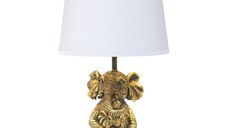 Veioza Eliom E27 metal cupru alb 25x25x41 cm