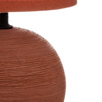 Veioza PWL-1210, Pako World, E14, Ceramica, Teracota, 13x13x25 cm - 2