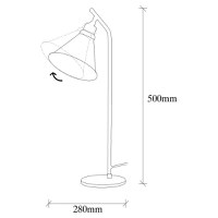 Veioza Sivani - MR-608 Negru Auriu - 7
