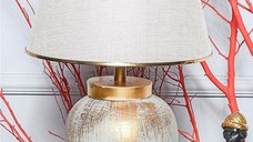 Veioză TM275 Crem 30x18x47 cm