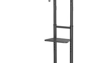 Stand Mobil Digitus DA-90447, Raft multimedia, 37inch-70inch, 50 kg (Negru)