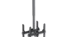 Suport dublu pentru tavan Techly ICA-CPLB944D, 32inch-55inch 90 kg (Negru)