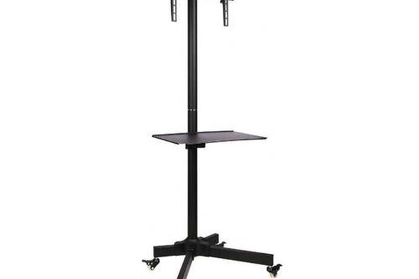 Suport mobil Techly, 23inch-50inch, 20kg, VESA, Negru