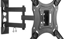 Suport Perete Cabletech UCH0203, 23inch - 55inch, 30kg (Negru)
