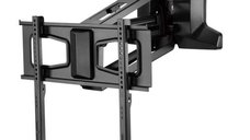 Suport Perete Electric Maclean MC-891 pentru Televizoare de 37-70 inch, cu Telecomanda, Capacitate 35 Kg, Culoare Neagra