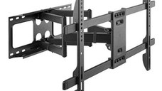 Suport Perete Gembird WM-80ST-02, 37inch - 80inch, 60 Kg (Negru)