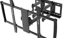 Suport Perete Maclean MC-679, 60inch - 100 inch, 80 Kg (Negru)