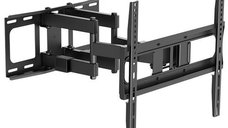 Suport TV de perete Cabletech UCH0198-3, 32-80 inch, pana la 60 kg, negru