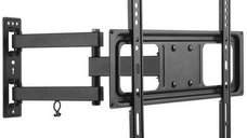 Suport TV de perete Cabletech UCH0204, pentru televizoare de 32-55 inch, pana la 35 kg, negru