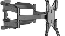 Suport TV de perete Gembird WM-60ST-01, full-motion, 32-60 inch, pana la 36 kg, negru