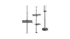 Suport TV Maclean MC-791N pentru tavan, plafon sau podea, reglabil, 37-70 inch, negru