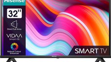 Televizor LED Hisense 80 cm (32inch) 32A4K, HD Ready, Smart TV, WiFi, CI+