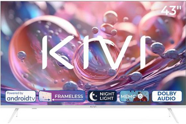 Televizor LED KIVI 109 cm (43inch) 43U760QW, Ultra HD 4K, Smart TV, WiFi