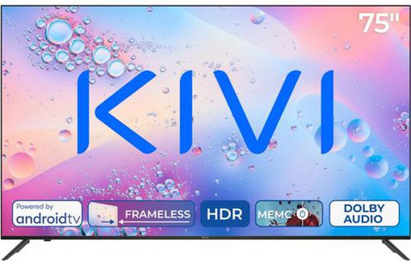 Televizor LED Kivi 190 cm (75inch) 75U760QB, Ultra HD 4K, Smart TV, WiFi
