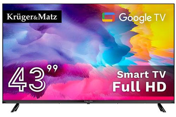 Televizor LED Kruger&Matz 109 cm (43inch) KM0243FHD-SA, Full HD, Smart TV, WiFi, CI+