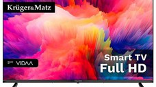 Televizor LED Krüger&Matz 109 cm (43inch) KM0243FHD-V2, Full HD, Smart TV, WiFi, CI+