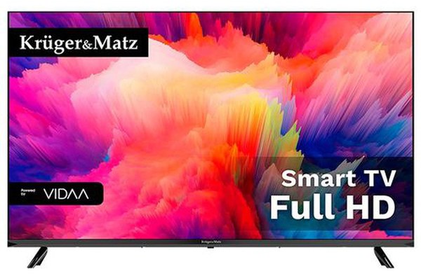Televizor LED Krüger&Matz 109 cm (43inch) KM0243FHD-V2, Full HD, Smart TV, WiFi, CI+