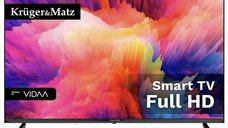 Televizor LED Kruger&Matz 40 inch KM0240FHD-V3, Full HD, Smart TV cu WiFi
