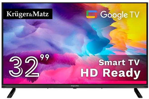 Televizor LED Kruger&Matz 80 cm (32inch) KM0232-SA, HD Ready, Smart TV, WiFi, CI+