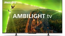 Televizor LED Philips 190 cm (75inch) 75PUS8118/12, Ultra HD 4K, Smart TV, Ambilight pe 3 laturi, WiFi, CI+
