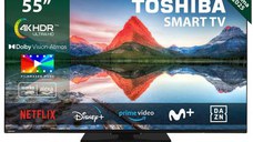 Televizor LED Toahiba 139 cm (55inch) 55UV3463DG, Ultra HD 4K, Smart TV, WiFi, CI