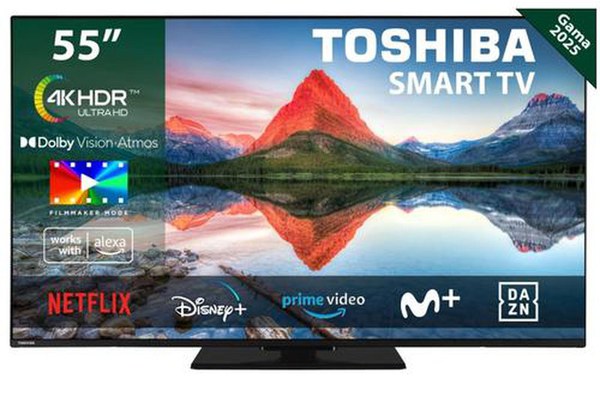Televizor LED Toahiba 139 cm (55inch) 55UV3463DG, Ultra HD 4K, Smart TV, WiFi, CI