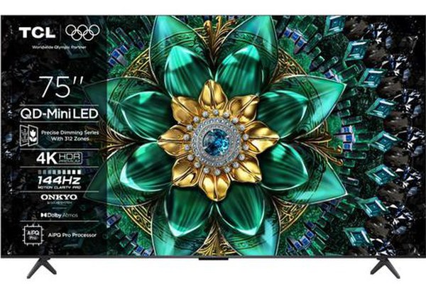 Televizor Mini LED TCL 190 cm (75inch) 75Q6C, Ultra HD 4K, Smart TV, WiFi, CI+