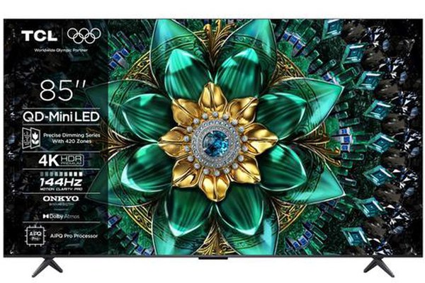 Televizor Mini LED TCL 216 cm (85inch) 85Q6C, Ultra HD 4K, Smart TV, WiFi, CI+