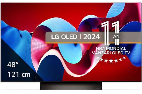 Televizor OLED LG 122 cm (48inch) 48C41LA, Ultra HD 4K, Smart TV, WiFi, CI+