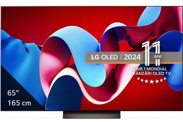 Televizor OLED LG 165 cm (65inch) 65C41LA, Ultra HD 4K, Smart TV, WiFi, CI+