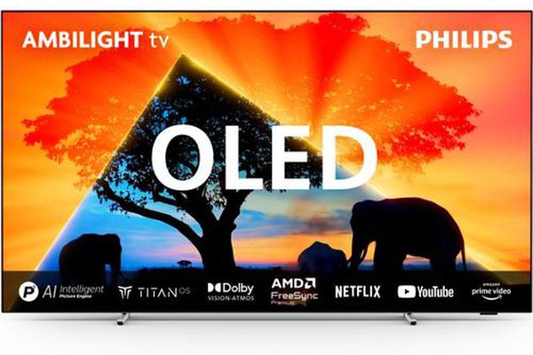 Televizor OLED Philips 165 cm (65inch) 65OLED769/12, Ultra HD 4K, Smart TV, Ambilight TV, WiFi, CI+