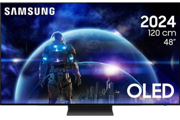 Televizor OLED Samsung 122 cm (48inch) QE48S90DA, Ultra HD 4K, Smart TV, WiFi, CI+