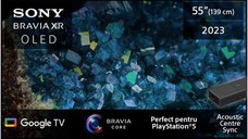 Televizor OLED Sony BRAVIA 139 cm (55inch) XR55A80L, Ultra HD 4K, Smart TV, WiFi, CI+